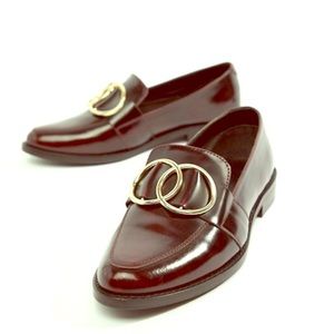 ASOS leather ring loafer 7